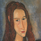 Amedeo Modigliani (Livorno,1884 - Parigi, 1920), Ritratto di ragazza dai capelli rossi