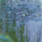 Claude Monet (1840 - 1926), Ninfee, 1916-1919 circa, Olio su tela, 200 x 180 cm, Parigi, Musée Marmottan Monet, Lascito Michel Monet, 1966 | © Musée Marmottan Monet, Paris / Bridgeman Image