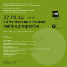 L'arte italiana e i musei: realtà e prospettive