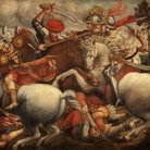 Emilio Isgrò per la Battaglia di Anghiari di Leonardo Da Vinci