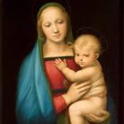 Raffaello Sanzio, La Madonna del Granduca, 1505-1506, Olio su pannello, 55 x 84 cm, Firenze, Uffizi, Galleria Palatina