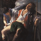 Carlo Saraceni, San Rocco curato dall&rsquo;angelo. Olio su tela, cm 190,5x127,5. Roma Galleria Doria Pamphilj - Roma