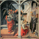 Filippo Lippi, Annunciazione Martelli, 1440 circa, Tempera su tavola, 175 x 183 cm, Firenze, Cappella Martelli, Basilica di San Lorenzo
