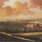 Peter Tillemans, London from Greenwich Park, 1718. Olio su tela. Bank of England