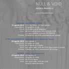 Andrea Panarelli. Atto Nullo / Null & Void