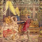 Giuseppe fugge dalla moglie di Putifarre, 1549. Disegno e cartone di Agnolo Bronzino. Atelier di Nicolas Karcher. Firenze, Soprintendenza Speciale PSAE e per il Polo Museale