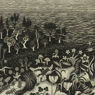 Maurits Cornelis Escher, Il terzo giorno della creazione, 1926, Xilografia, 27.8 x 37.3 cm, Collezione privata, Italia | All M.C. Escher works © 2019 The M.C. Escher Company | All rights reserved www.mcescher.com