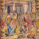 Giacobbe benedice i figli di Giuseppe, 1550-1553. Disegno e cartone di Agnolo Bronzino. Atelier di Nicolas Karcher. Firenze, Soprintendenza Speciale PSAE e per il Polo Museale