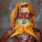 Steve McCurry, Un uomo anziano della tribù Rabari, Rajasthan, India, 2010