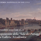 Sala dei paesaggi nella Galleria dell'Accademia Nazionale di San Luca