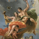 Giambattista Tiepolo, Zefiro e Flora, particolare