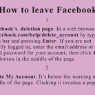 Jeremy Deller. How to leave Facebook
