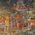Distacco, restauro e ricollocazione degli affreschi di Innocenzo da Imola nella Palazzina della Viola
