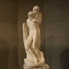 Michelangelo Buonarroti, Pietà Rondanini, 1552-1564. Scultura in marmo, 195 cm. 