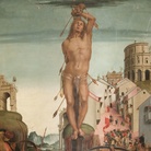 Luca Signorelli, Martirio di San Sebastiano, 1948 circa, Olio su tavola centinata, 175 x 288 cm, Città di Castello, Pinacoteca Comunale