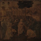Leonardo di ser Piero, detto Leonardo da Vinci (1452-1519), Adorazione dei Magi, 1481-1482 circa, Prima del restauro