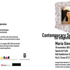 Contemporary Season. Maria Giovanna Speranza