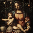 Bernardino Luini, Madonna con il Bambino (Madonna del roseto), 1516?1517 circa, tavola, cm 70 x 63. Milano, Pinacoteca di Brera
