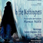 Marwan Nahlé. In the Nothingness