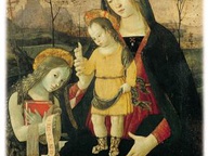 immagine di Madonna col bambino benedicente