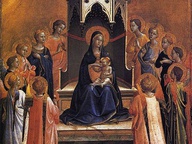 immagine di Madonna col bambino e dodici angeli
