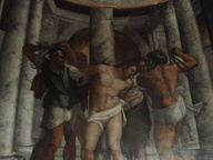 immagine di Flagellazione e i Santi Pietro e Francesco