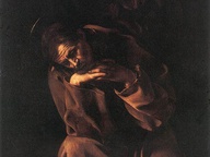 immagine di San Francesco in preghiera