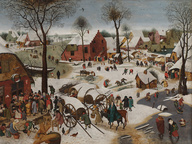 immagine di Pieter Bruegel il Vecchio, Il censimento a Betlemme