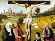 immagine di Hieronymus Bosch, La Crocifissione con donatore