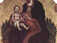 immagine di Madonna in trono con Bambino e angeli