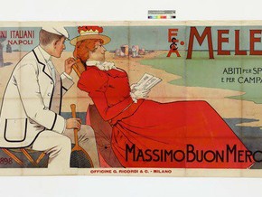 mostra I Manifesti Mele - Achille Beltrame, P. L. Caldanzano, Leonetto Cappiello, S. De Stefano, Marcello Dudovich, Franz Laskoff, Gian Emilio Malerba, A. L. Mauzan, A. Mazza, Leopoldo Metlicovitz, E. Sacchetti, A. Terzi, Aleardo Villa