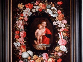 mostra Pieter Paul Rubens e Jan Brueghel il Vecchio. Madonna col Bambino in una ghirlanda di fiori - Pieter Paul Rubens, Jan Brueghel il Vecchio