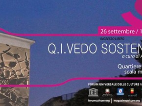 mostra Q.I. Vedo Sostenibile - Cynthia Beatt, Raffaela Mariniello, Andrea Nacciarriti, Osman Bozkurt, Atul Bhalla, Luca Bolognesi, Luke Fowler, Yuri Ancarani, Dacia Manto, Diego Cibelli, Andrea Francolino, Raffaella Romano