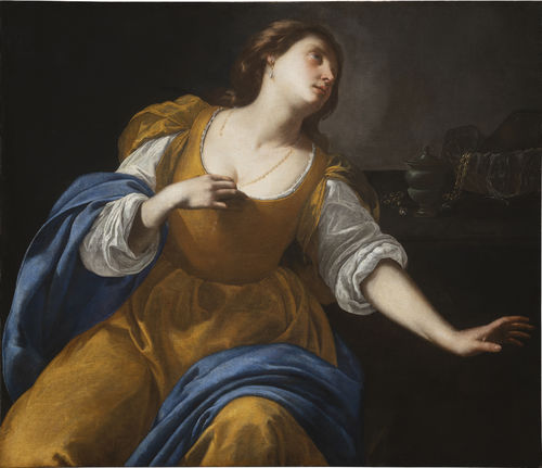 Artemisia Gentileschi, Maddalena, 1630 - 1635. Olio su tela, 108x78,5 cm. Beirut (Libano), Sursock Palace Collection