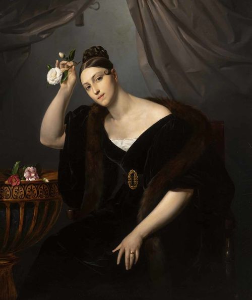 Francesco Hayez, <em>Matilde Pirovano Visconti</em>, 1840 circa, Olio su tela, Collezione Privata
