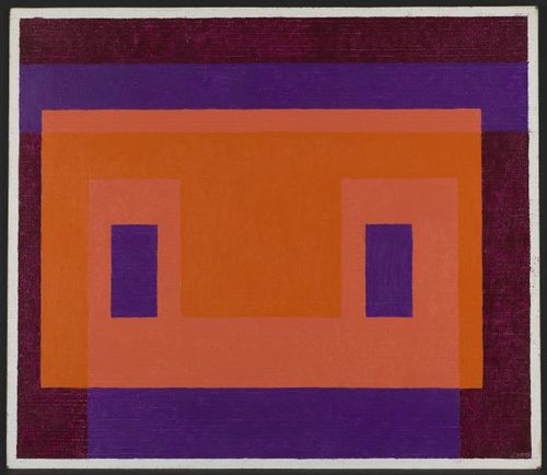 Josef Albers, <em>Variant/Adobe, Orange Front</em>, 1948-58, The Solomon R. Guggenheim Foundation, Gift, The Josef and Anni Albers Foundation in honor of Philip Rylands for his continued commitment to the Peggy Guggenheim Collection