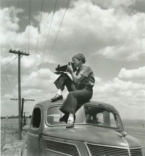 Dorothea Lange, 1936, by Paul S.Taylor