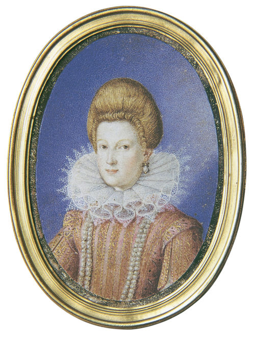 Ottavio Leoni, Maria de' Medici, circa 1600. Firenze, Gallerie degli Uffizi