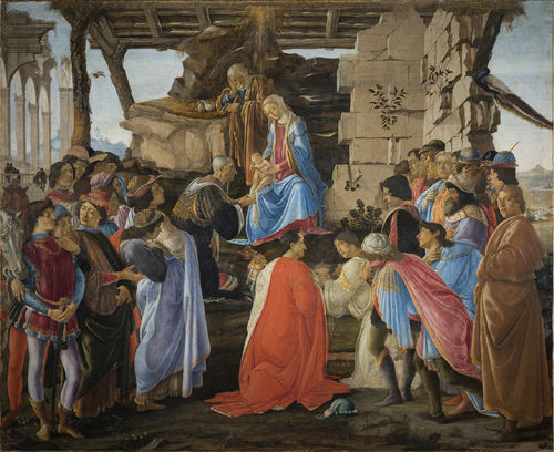 Sandro Botticelli, Adorazione dei Magi, 1475. Gallerie degli Uffizi