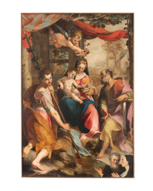 Federico Barocci, La Madonna di San Simone, 1567 circa, olio su tela, cm. 279x187