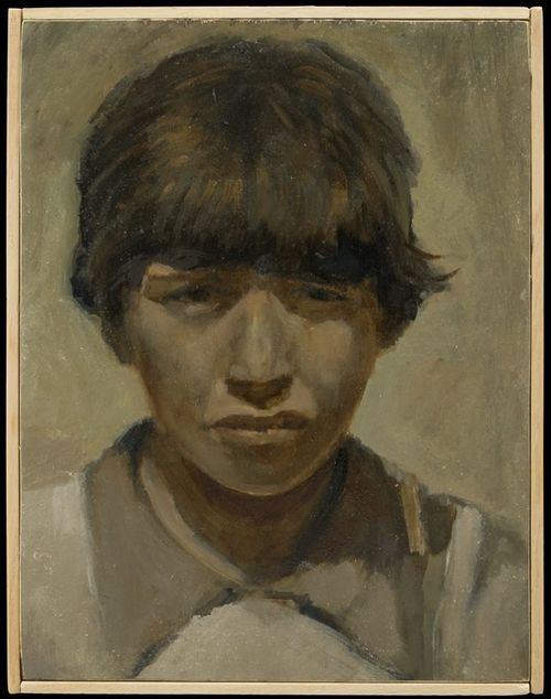 Paolo La Motta, Diego, 2020, olio su tavola, inv. Q 1941. Museo e Real Bosco di Capodimonte, Napoli. Opera donata al museo da Premio GreenCare Aps, grazie al suo associato Gianfranco D’Amato