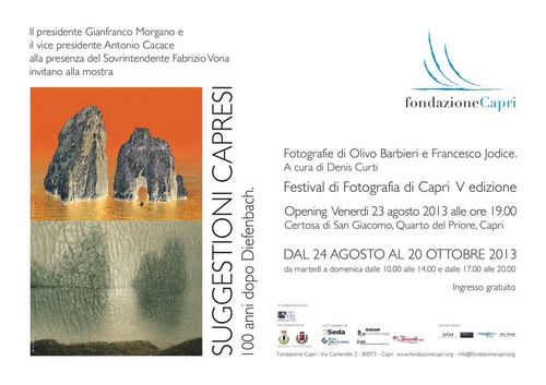 Francesco Jodice, Olivo Barbieri. Suggestioni Capresi. 100 anni dopo Diefenbach, Capri