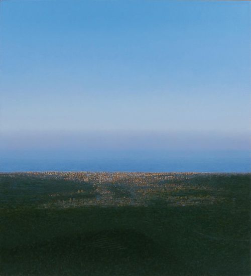 Giuseppe Puglisi Atlante della terra (pomerigio), 2010 olio su tela cm 110 x 100 collezione privata