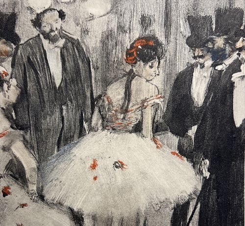 Edgar Degas, <em>Famille cardinale</em>, cm. 12x15,8