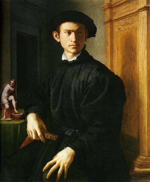 Agnolo Bronzino, Ritratto di giovane con liuto (1532-1534), Firenze, Galleria degli Uffizi