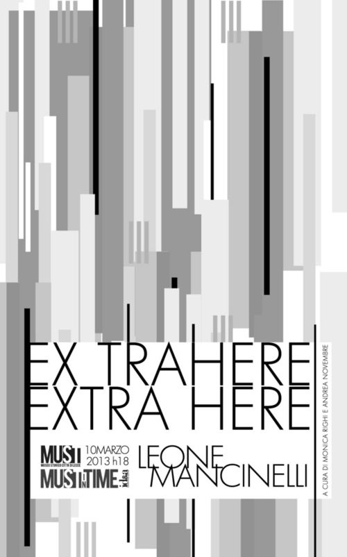 Ex trahere-Extra here, Museo Storico della Città di Lecce Must
