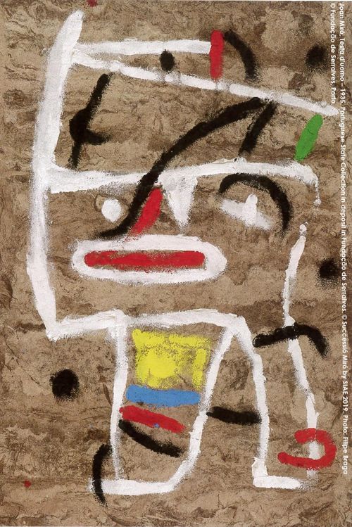 Joan Mir&oacute;,<em> Testa d'uomo</em> (Dettaglio), 1935, Portuguese State Collection in deposit in Funda&ccedil;&auml;o de Serralves | &copy; Successi&oacute; Mir&oacute; by SIAE 2019 | Foto: Filipe Braga<br />