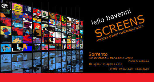 Lello Bavenni. Screens, Conservatorio S. Maria delle Grazie, Sorrento (NA)