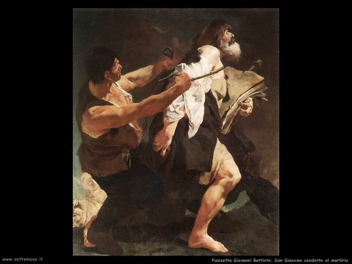 Giovanni Battista Piazzetta, <em>San Giacomo condotto al martirio</em>, 1717, Venezia, Chiesa di San Stae.