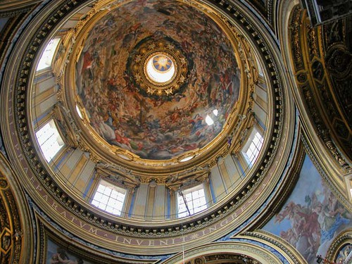 <em>Cupola di Sant'Agnese in Agone</em>, Francesco Borromini, 1653-57, Piazza Navona, Roma<br />